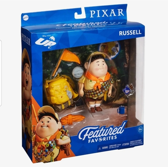 Disney Pixar Featured Favorites Russell Up Movie Figure by Mattel - Picture 2 of 13